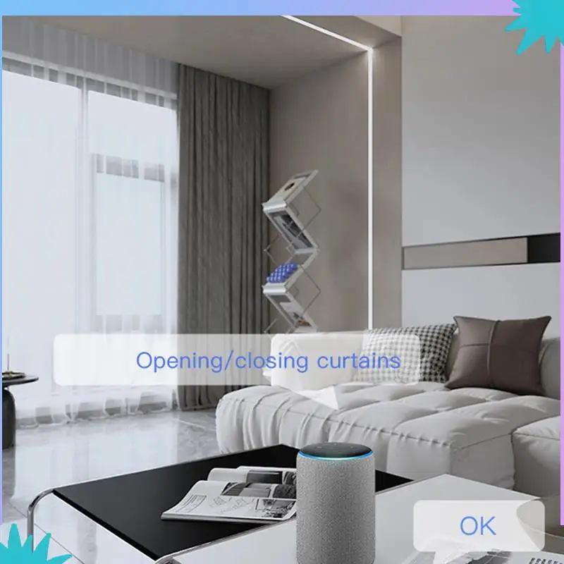 Abzw tuya inteligente wifi abridor de cortina automático + interruptor remoto cortinas robô controle remoto para alexa google casa
