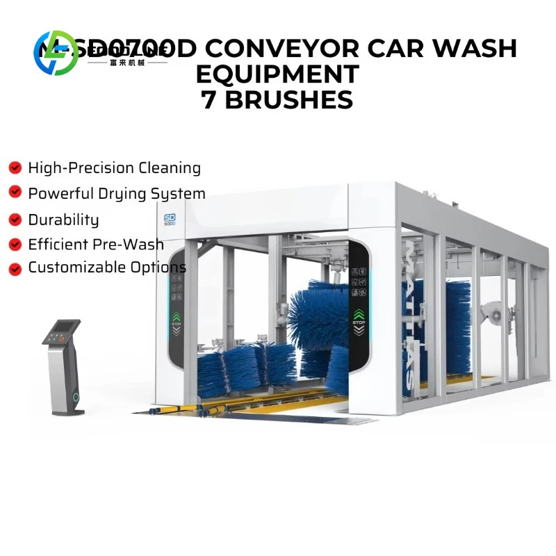 Customized Electric Quick Cleaning Automatic Tunnel Car Wash Machine M-SD0700D Conveyor Equipment