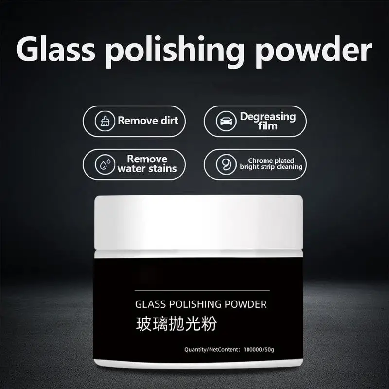 

50g Glass Polishes Cerium Oxide Powder Car Window Polishing Mirrors Powder Glass Remove Composite Rare Repair Tool drop ship