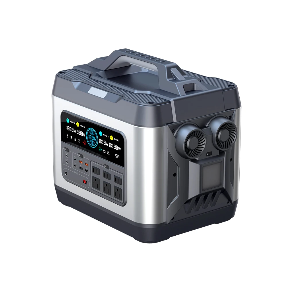 UPP M1200 1200w 50ah Generator NCM Portable Power Station PD Function Portable Charge Station For HOME Appliances