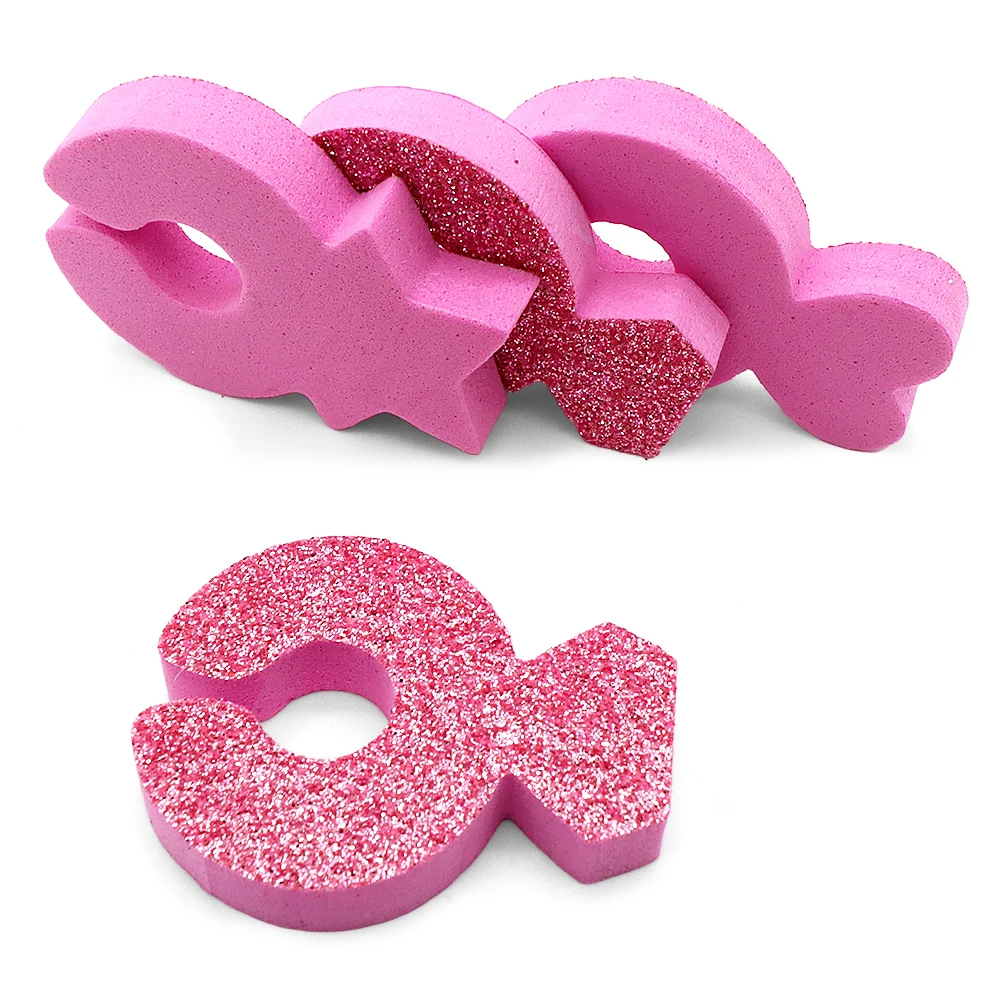 60Pcs Individual Toe Separators Pedicures Pink Soft Foam Toe Spacers Comfortable Nail Supplies For Professional Finger Dividers