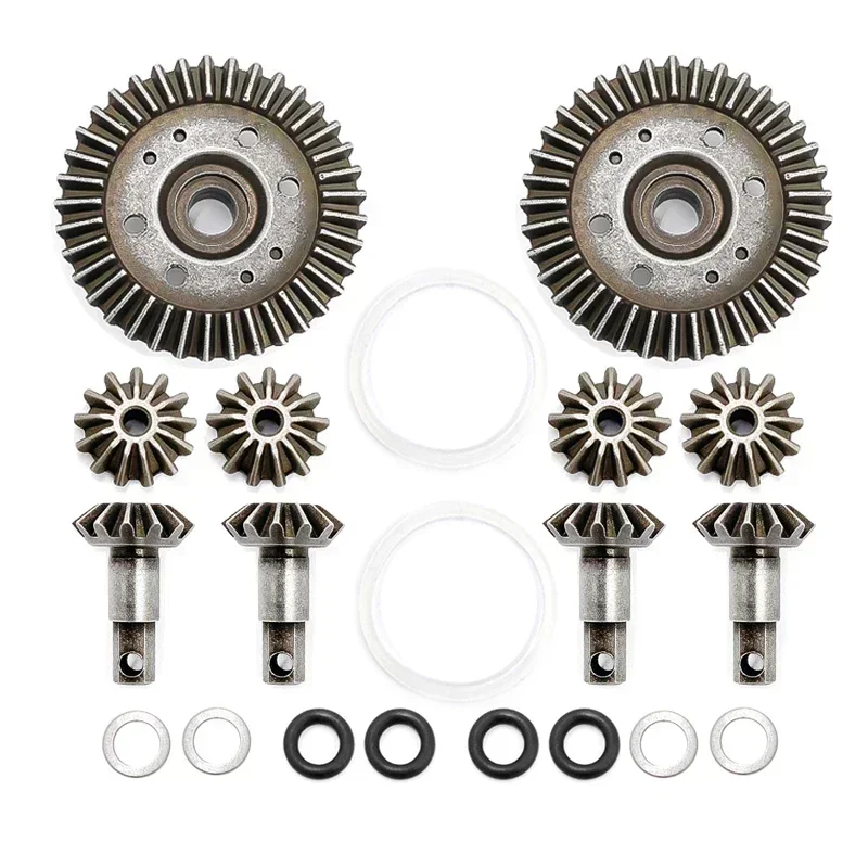 Differential gear set for 1:10 model car slash Big S Raimo Differential driven steel gear Huanqi toys 1/10 of 727 HQ727 trxs