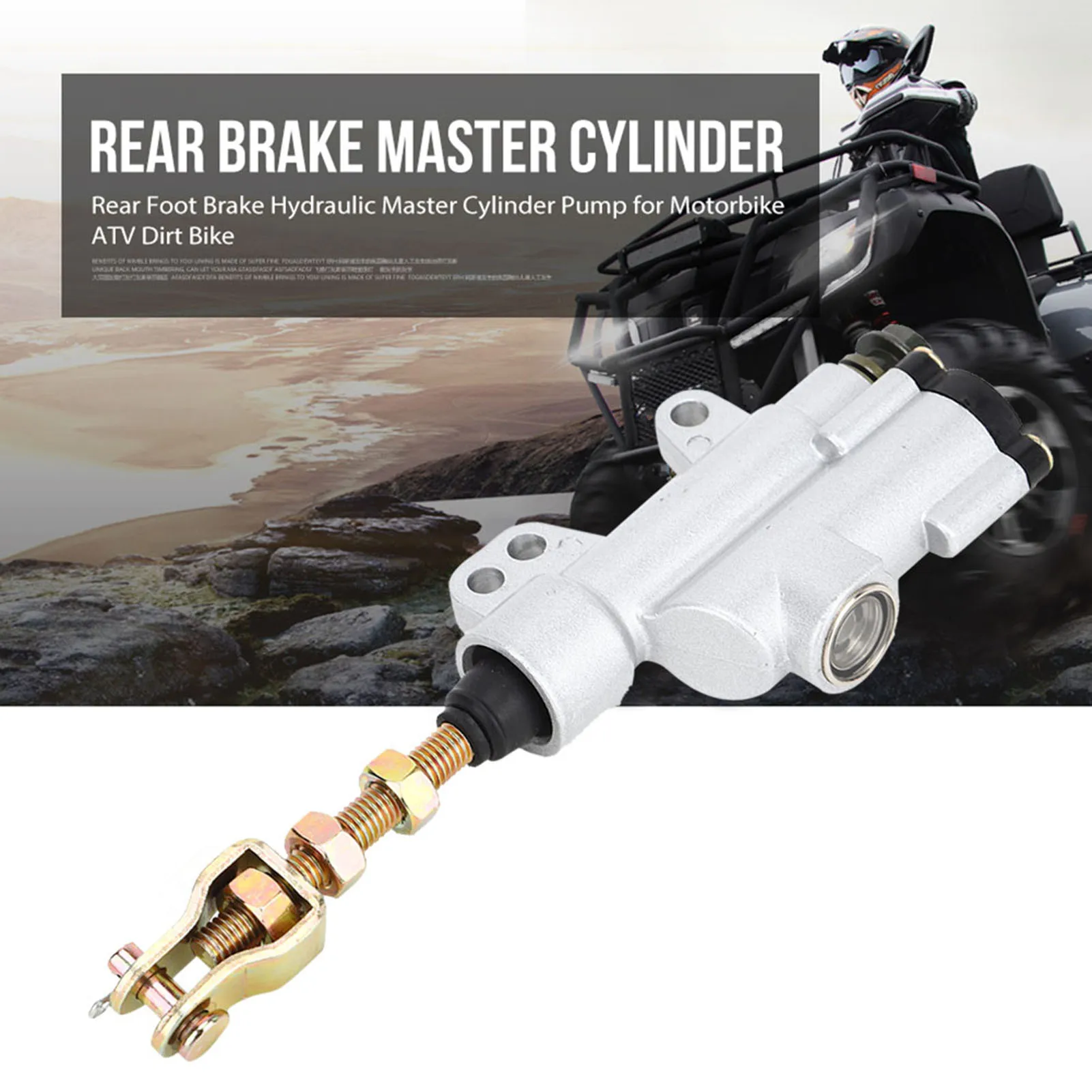 

Folding Rear Master Cylinder Rear Foot Brake Hydraulic Master Cylinder Pump for Motorbike ATV Dirt Bike Rear Foot Brake Pump