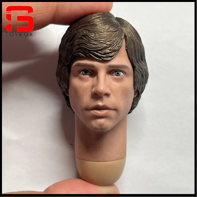 1/6 Luke SW Head Sculpt Mark Hamill Head Carving with Long Neck Model Fit 12'' Male Action Figure Body Dolls In Stock