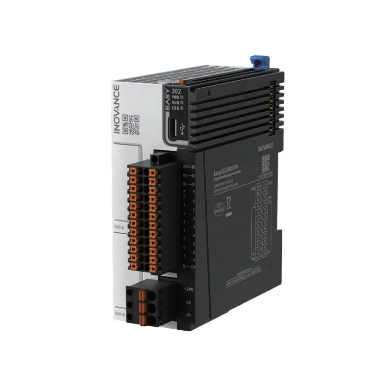 2026  Original New Inovance Easy Series PLC Easy521-0808TN EtherCAT-enabled PLC Programmable Controller CPU