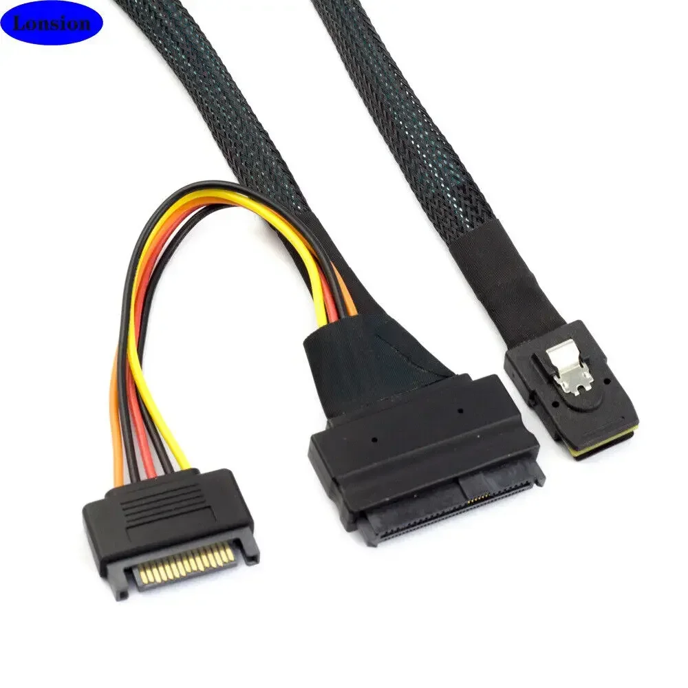 MINI SAS SFF-8087 to SFF-8639 female  server connection cable