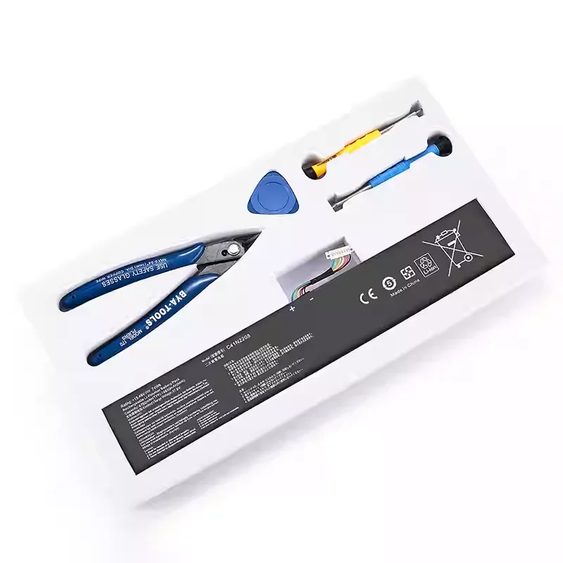 ONEVAN New 57Wh 74Wh 80Wh C41N2208 Battery For ASUS ROG ALLY Gaming Handheld RC71L/PC71L High Capacity With Tools image 2