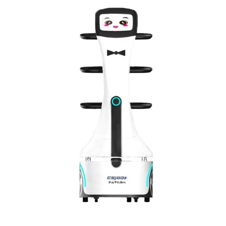 Customized delivery high quality food serving smart waiter robots for restaurant