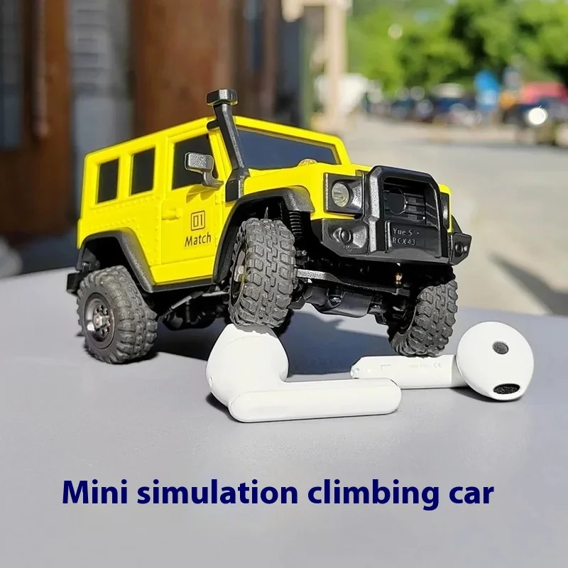 Ldarc X43 Crawler Rc Car 1:43 Rc Simulation Full Time Rtr 4wd Zdalnie sterowany mini pojazd wspinaczkowy Zabawki dla dorosłych i dzieci