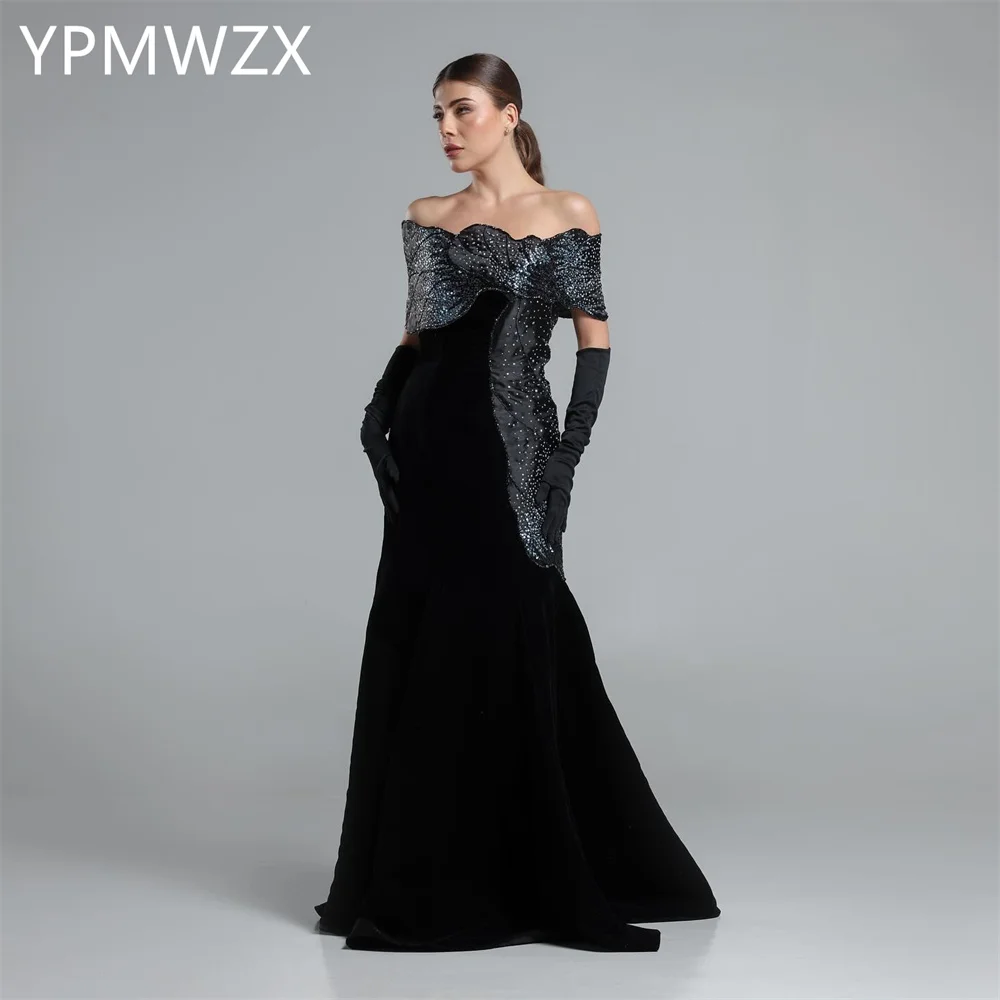 

Customized Prom Gown Formal Evening Dress Women YPMWZX Asymmetrical A-line Floor Length Skirts Bespoke Occasion Dresses Party Oc