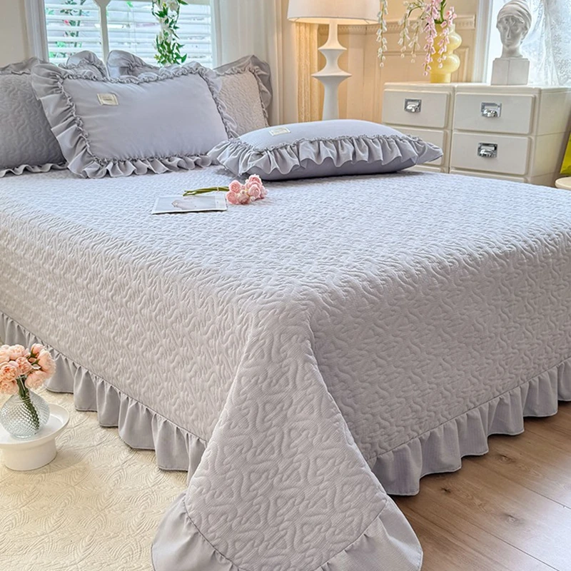Simple Style Bedspread Quilted Bed Cover Adults Kids Room Bed Linen Thicken Bedsheet покрывало (Pillowcase Need Order)