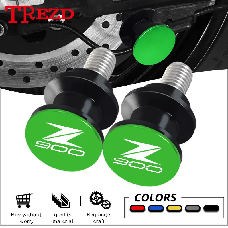 

CNC Swingarm Spool Rear Stand Screw Slider For Z900 Z900RS 2017-2024 Motorcycle Rear Swing Arm Stand Screw Protector z900 z900rs