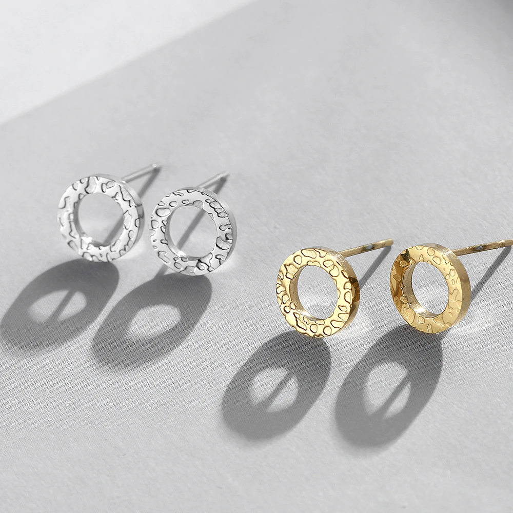 EManco Stainless Steel Stud Earrings for Women Korean Small Earings Fashion Jewelry Minimalist Women Earrings Stud Wholesale