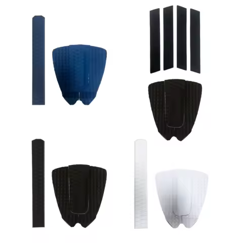 3/4/7 Pieces Surfboard EVA Deck Pads Skimboard Traction Pad Stomp Pad Skimboard Grip Anti-Slip with 3M Adhesive