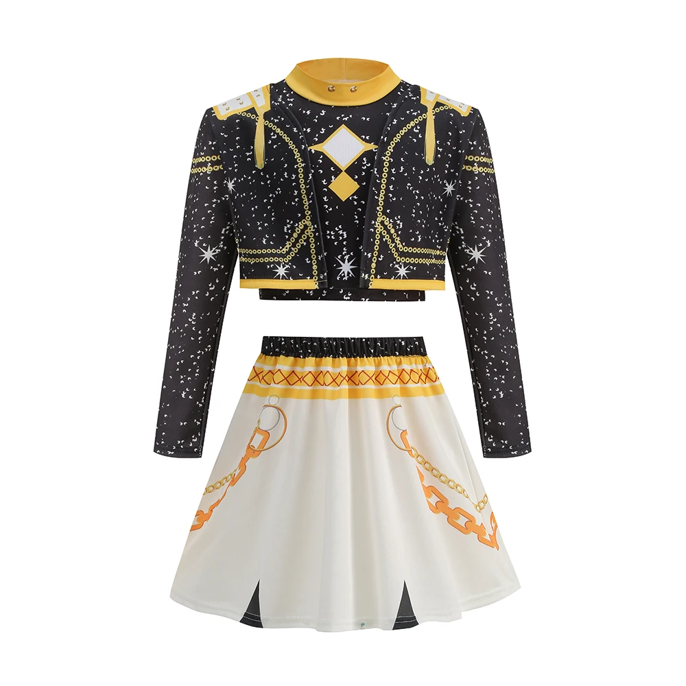 Girl 3 PCS Set Cosplay Costume Fashion Clothes Stage Performance Role Play Dress Up Uniform Children Show Party Costumes