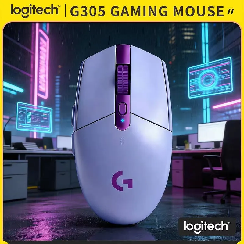 

Logitech G304 /G305/M650/M650L/M75 Wireless Mouse, LIGHTSPEED, HERO Sensor, 12000 DPI, 6 Keys, Long Battery Life