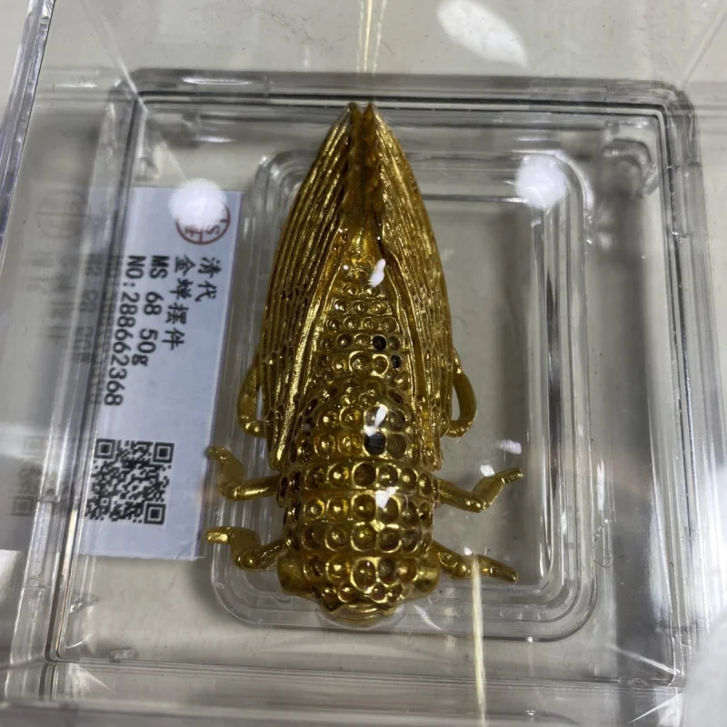 Antique-Style Gilded Cicada Ornament Rating: A Success from the Start Ornament Box Coin Home Craft Ornament