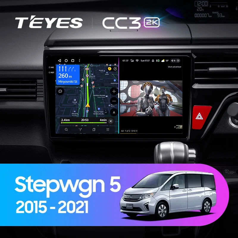 TEYES CC3 2K For Honda Stepwgn 5 2015 - 2021 Right hand drive Car Radio Multimedia Video Player Navigation stereo GPS Android 10 No 2din 2 din dvd