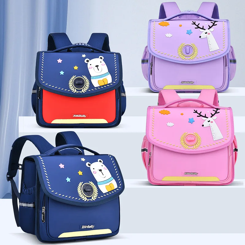 Tas Ransel Kartun Kembali ke Sekolah untuk Anak Laki-laki Kelas 3-5, Tas Sekolah untuk Siswa SD, Tas Ransel Anak yang Lembut dan Tahan Lama dengan Desain 3D yang Lucu
