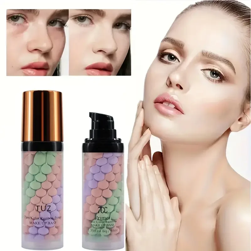 One-step Liquid Concealer skin Mixed Isolation Lotion Makeup Invisible Pore Moisturizing Bright Skin Face Primer Base Foundation