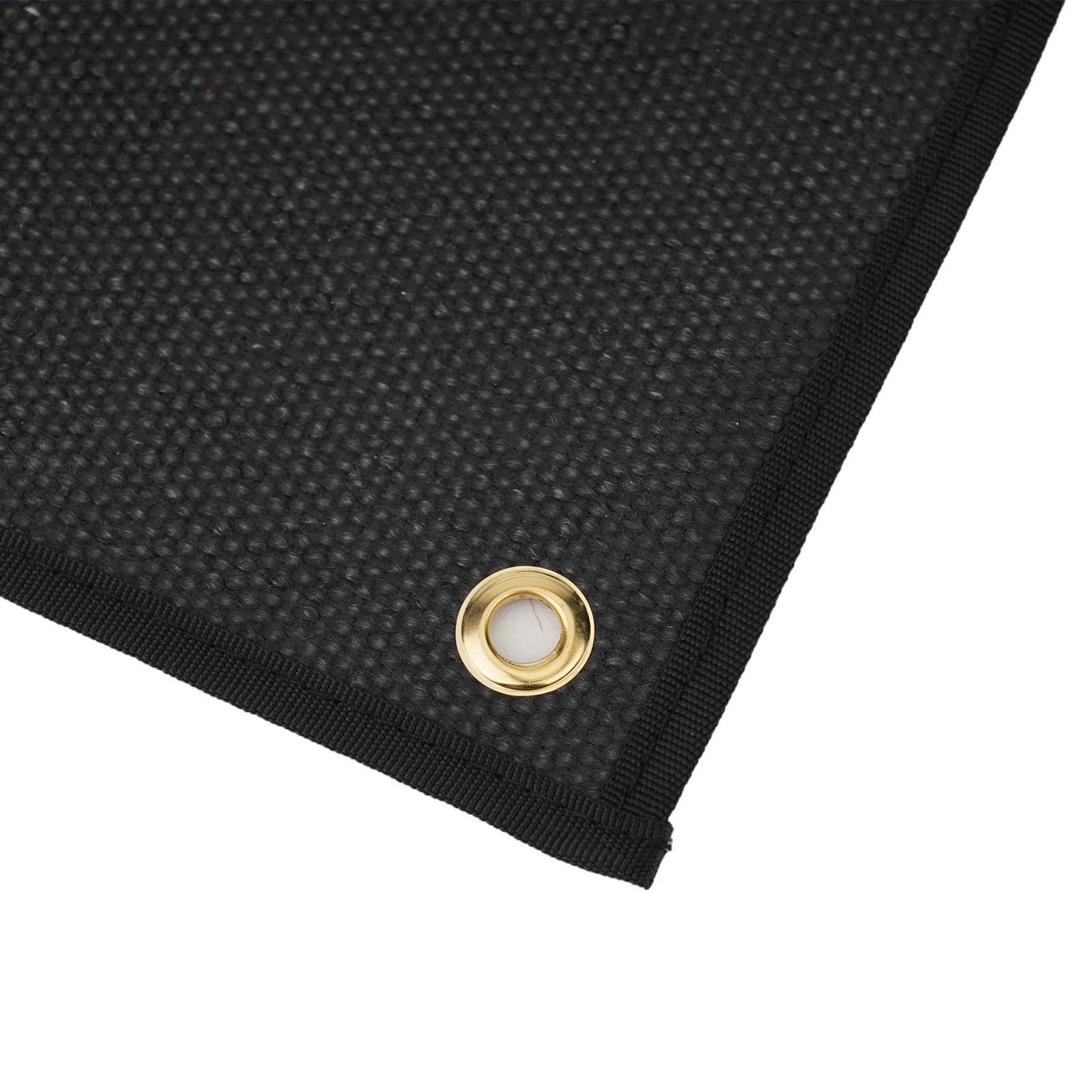 30x30cm Black Carbon Fiber Welding Blanket Fireproof Heat Resistant Pad With Snap Button For Soldering Pipe Protection Tool
