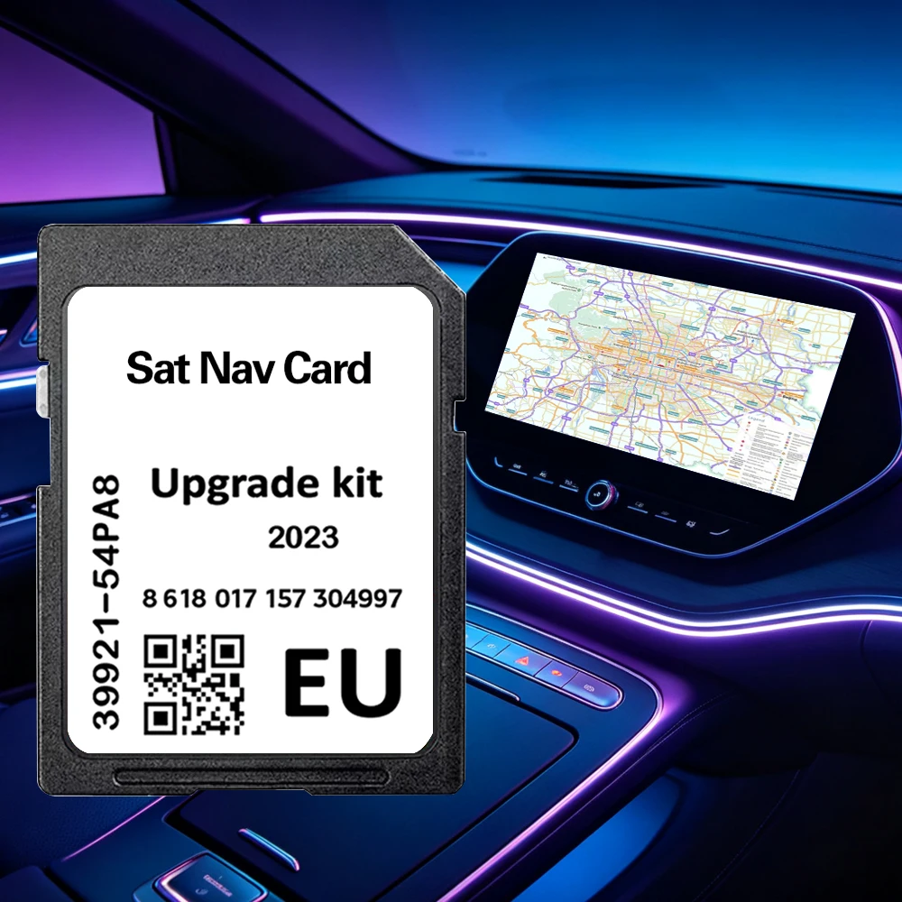 Carte SD 16 Go de navigation GPS avec cartes Europe et Royaume-Uni pour mise à niveau des véhicules Suzuki SX4 S-Cross Vitara Swift Ignis Baleno 2016-2021
