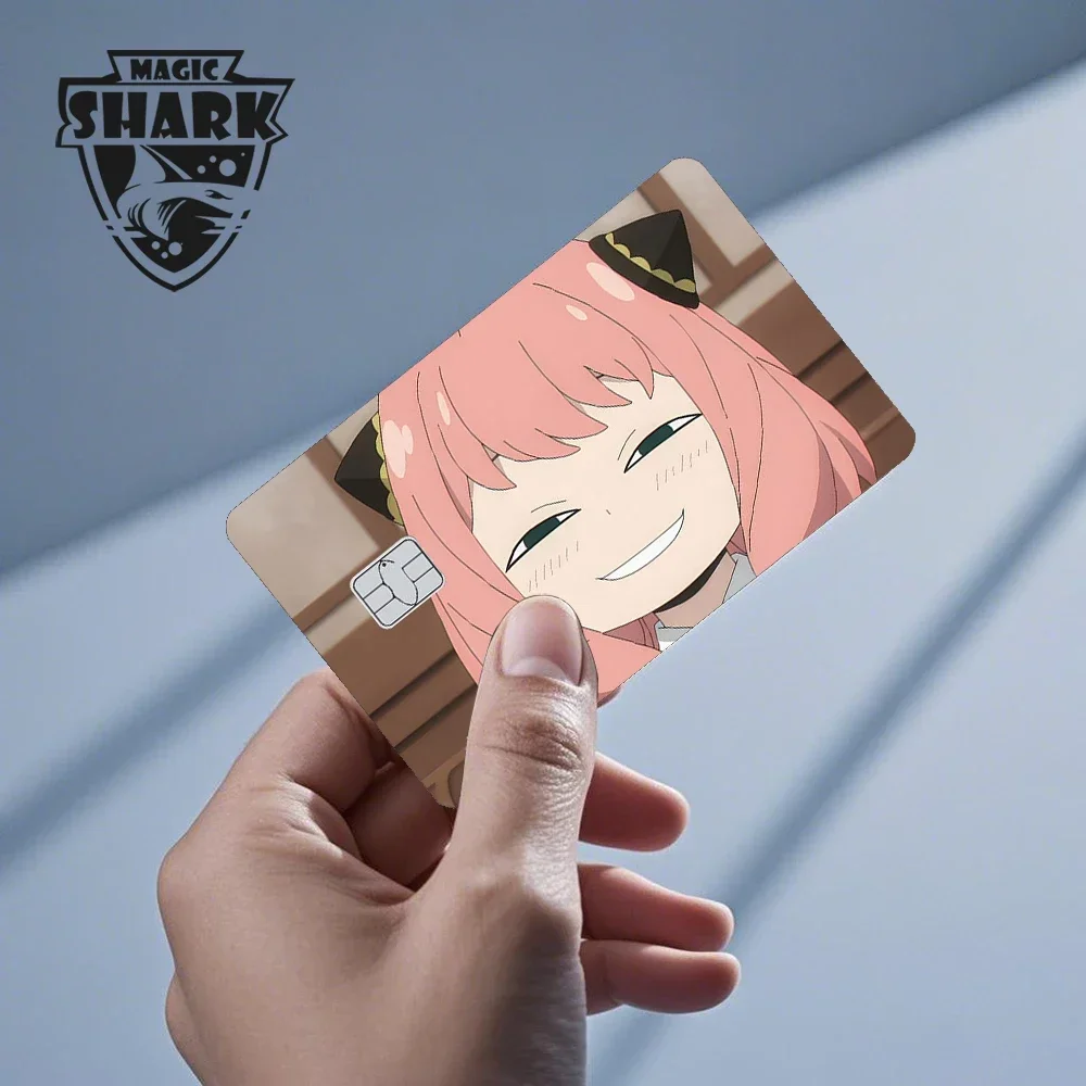 مضحك ميمي الكرتون بيتكوين لعبة ماتي 3M PVC الخصم الائتماني البنك الجبهة ملصق فيلم غطاء الجلد لا تتلاشى