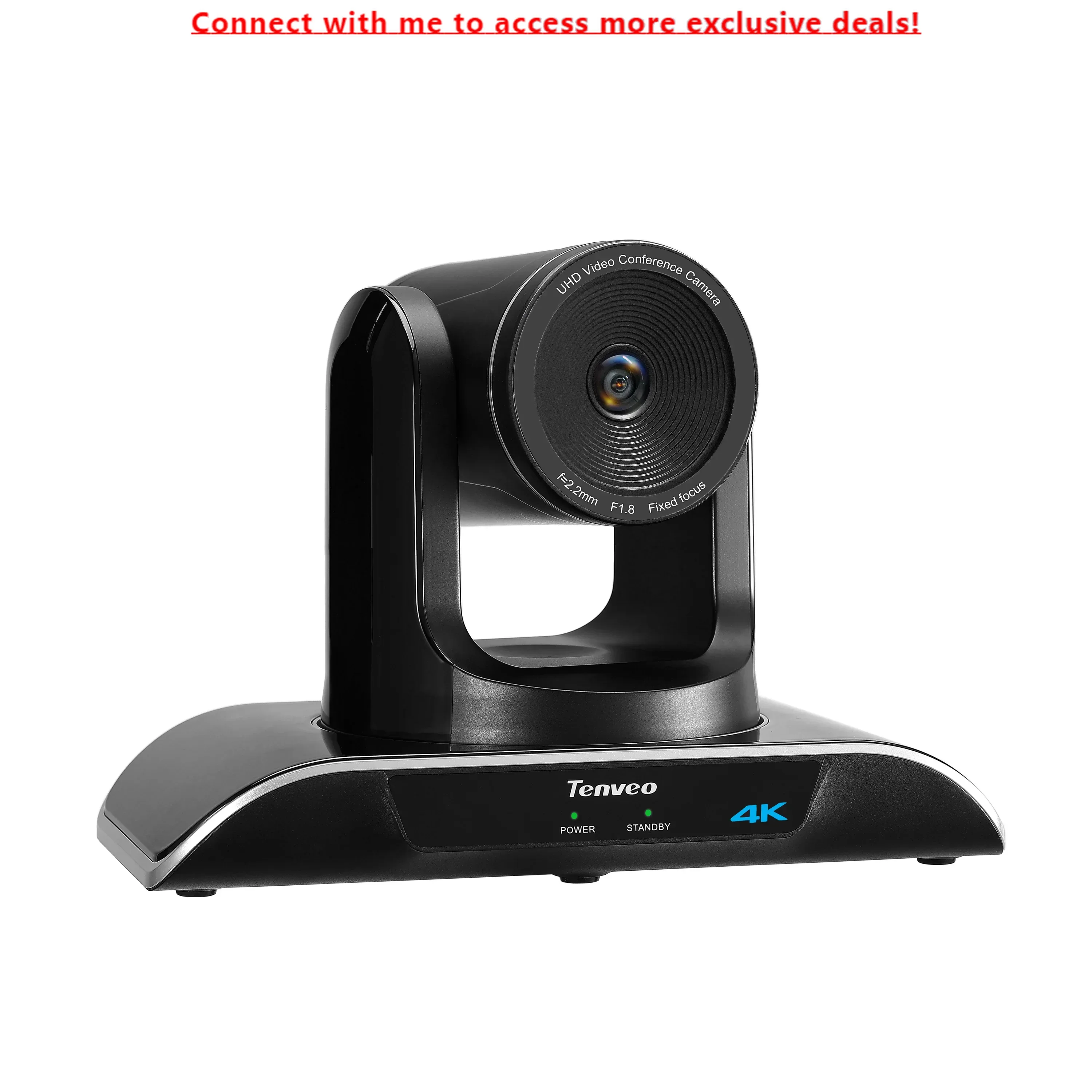 

AI Gesture Control Tenveo VHD4K-AI 5x Digital Zoom AI Tracking Camera PTZ Live Streaming Camera PTZ Conference Camera