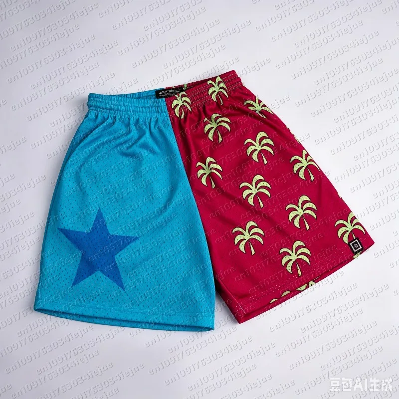 One Piece Straw Hat Pirates Wave Mesh Shorts Men Women Summer Quick Dry Breathable Sports Casual Jogger Shorts