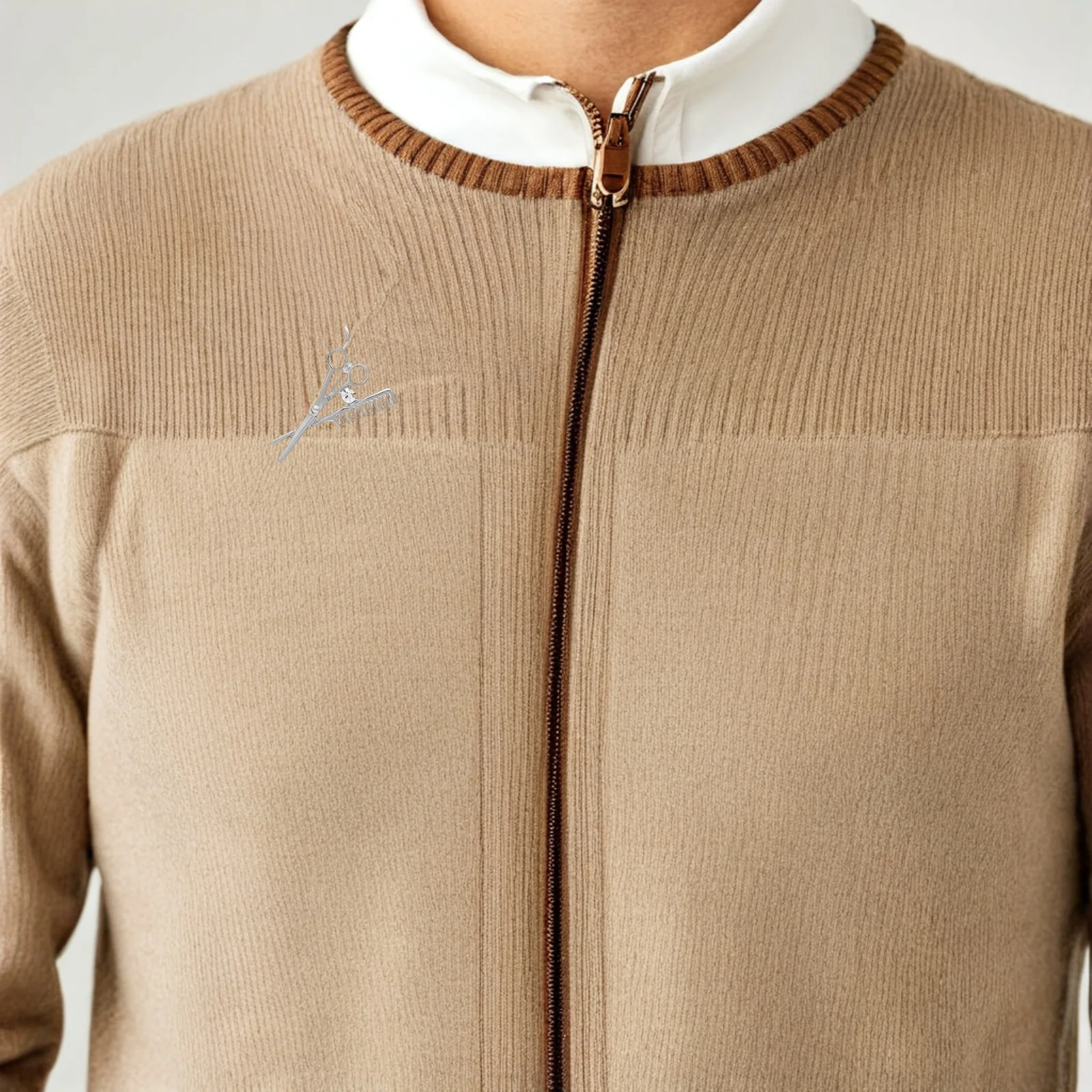 

6pcs Scissors Comb Brooches for Women Men Suit Suit Accessories Accessories Hair Stylist Gifts Zinc Alloy Pins