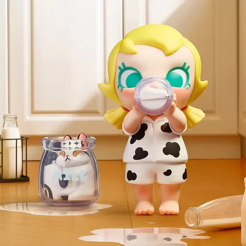 البوب مارت بيبي مولي و الطفل العانس سلسلة صندوق أعمى اللعب Kawaii أنيمي عمل الشكل كايكسا كاجا مفاجأة صندوق غامض دمى الفتيات
