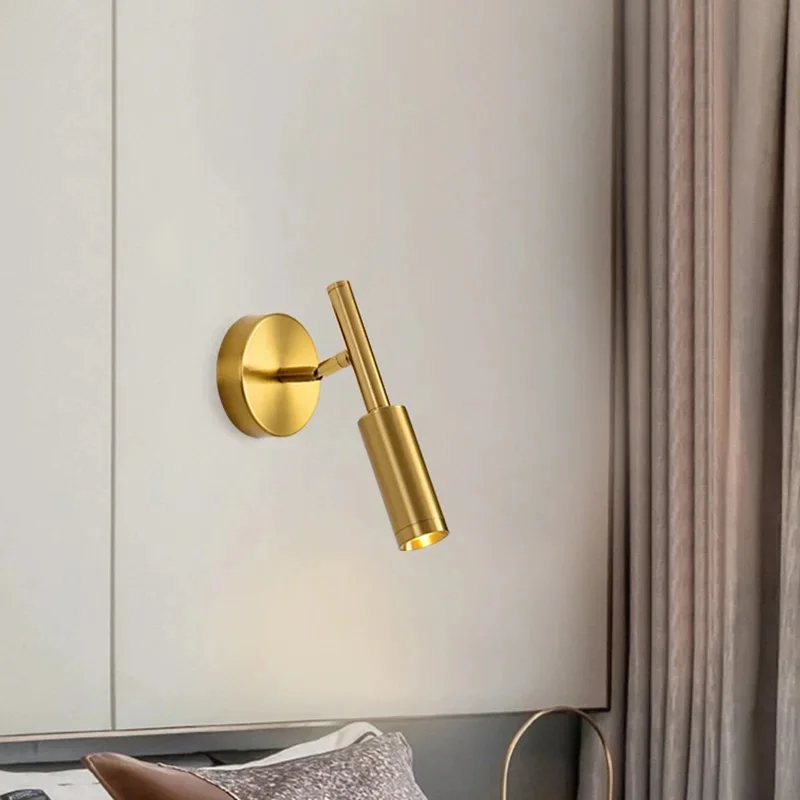 Modern Adjustable LED Wall Spotlight for Bedroom Bedside Living Room Gallery Lighting