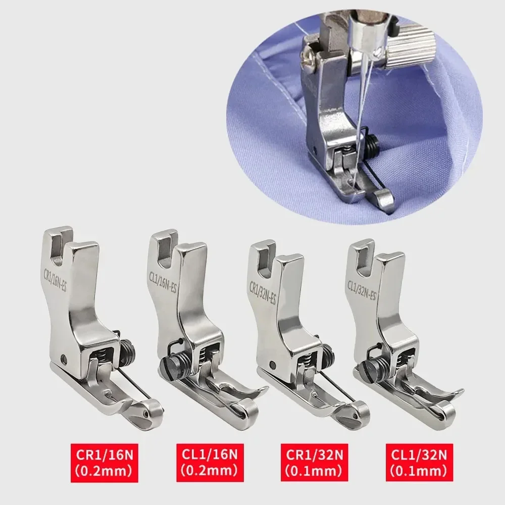 Industrial Sewing Machine Presser Foot Compensating Feet Left/Right High Low Edge Guide Flat Sewing Spare Part Collection