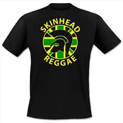 Funny Skinhead Reggae T-Shirt New 100% Cotton O-Neck Summer Short Sleeve Casual Mens T-shirt Size S-3XL