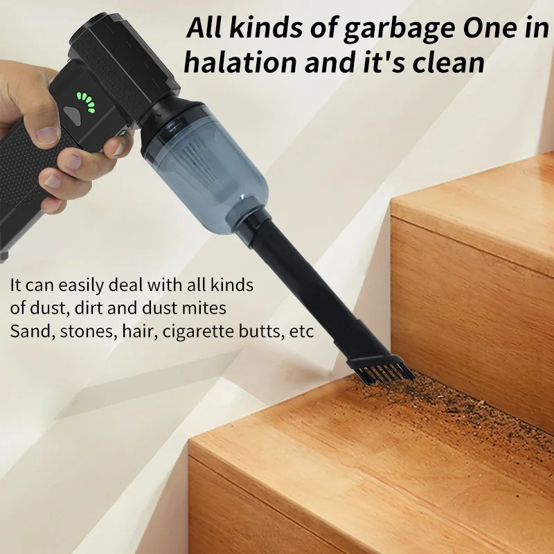 99WRPM Powerful Turbo Air Blower 310g Blowing Force Strong Airflow Turbo Fan Power Bank Function Wireless Compressed Air Duster - Image 3