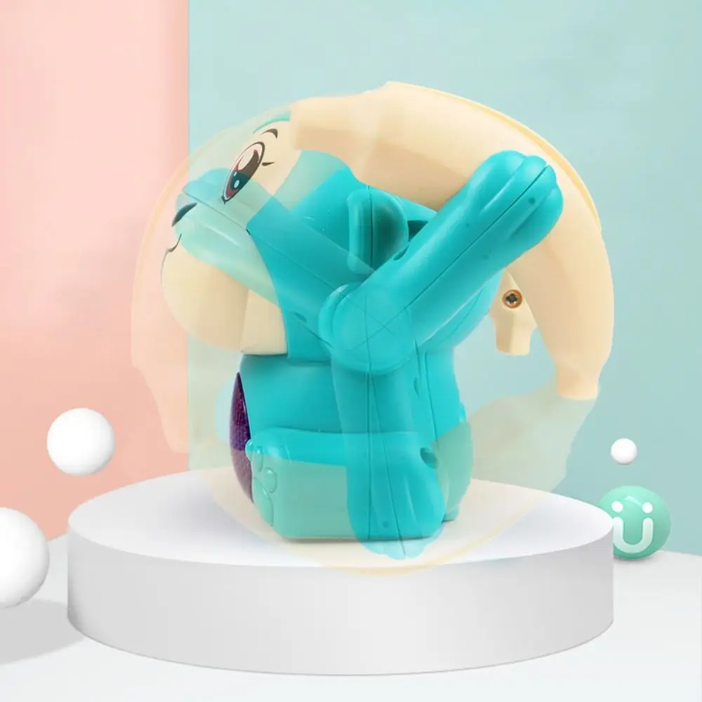 

New Plastic Rolling Music Monkeys Light Music Puzzle Sound Monkey Swing Tipping Monkey Electric Tumbling Monkey Early Education