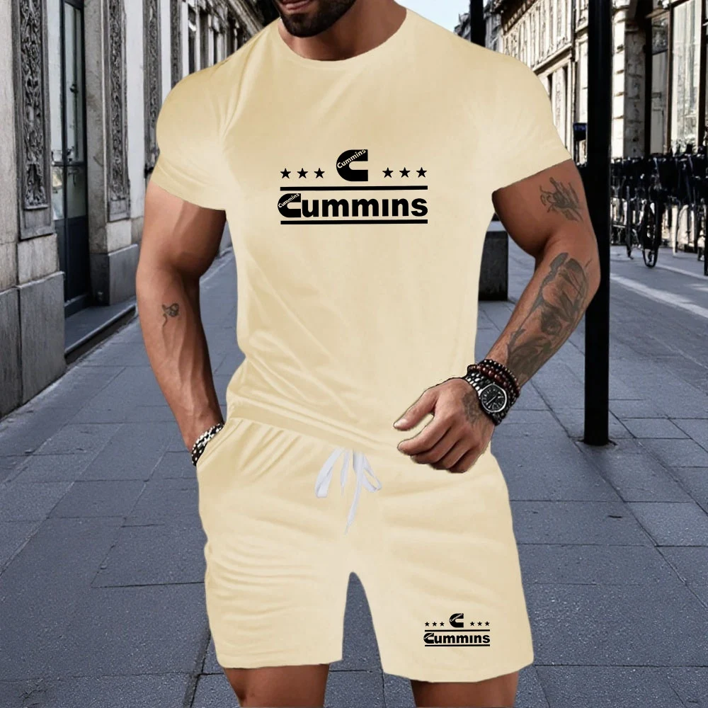 

2026 summer popular men's linen hooded sleeveless shirt tooling shorts loose casual vacation beach suit men