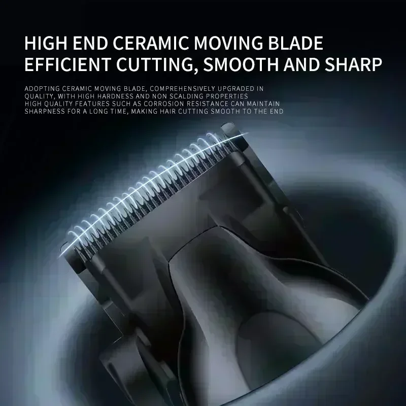 Kemei Shaver KM-2293 km-2290 km-2026 New Hair Trimmer with LCD Display, Electric Hair Clipper Men's Hair Clippers for Salon