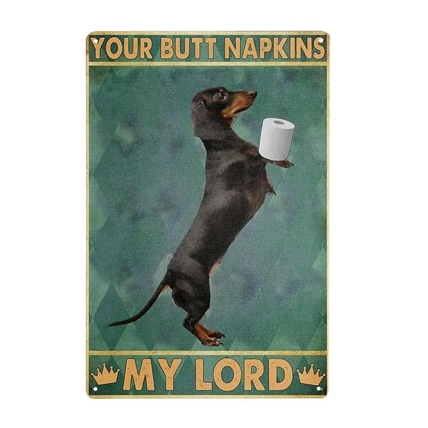 Dogs Metal Tin Signs Plaque Dachshund Wall Decoration Vintage Art Posters Iron Painting for Man Cave Home Cafe Garden Club Bar