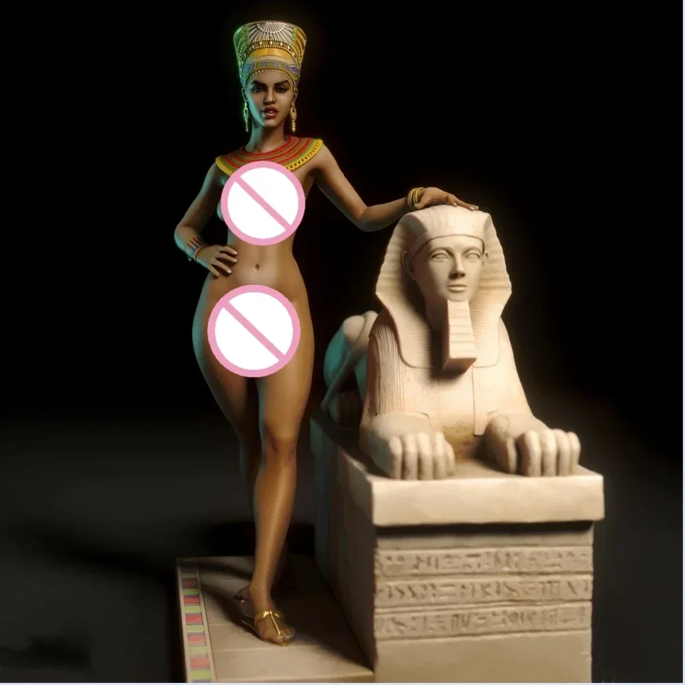 

Nefertiti 75 мм комплект модели из смолы 1/24 миниатюрная фигурка масштаба комплект модели неокрашенные наборы пластиковый комплект модели A236