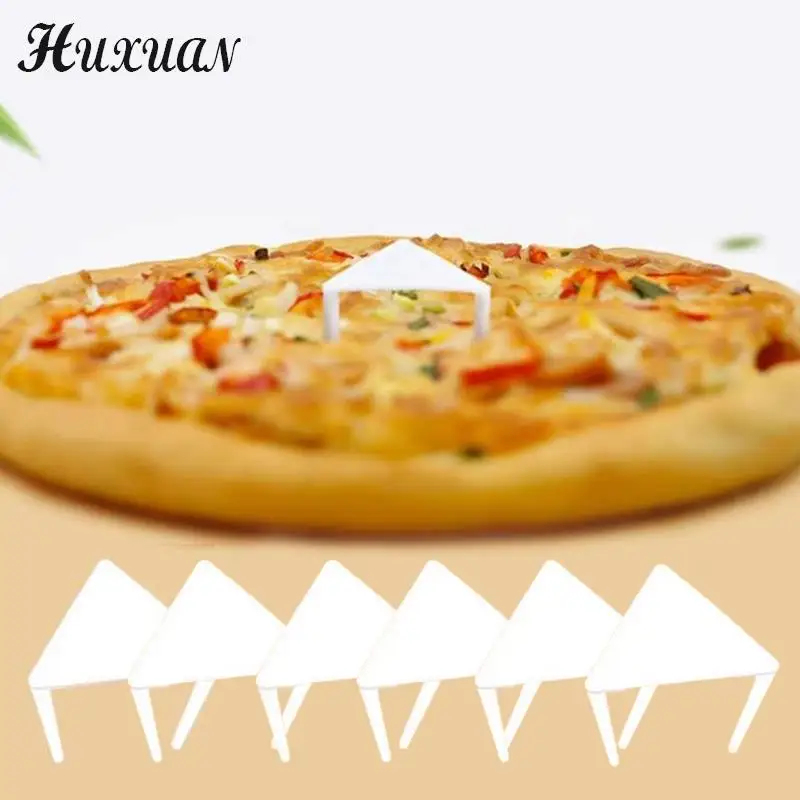 100Pcs Pizza Saver Stands Fixing Rack Pizza Holder Pizza Packing Tripod Plastic Tripod Stack