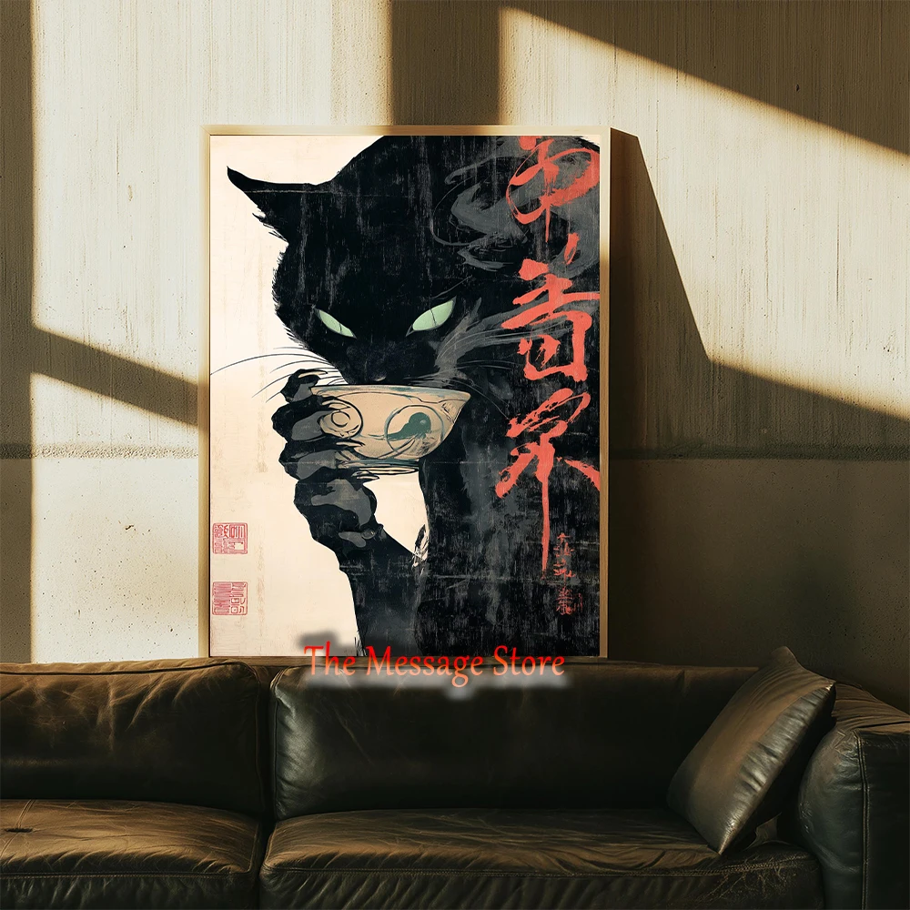 Arte Japonés con Gatos Diverti - Japanese Lifestyle In Japanese reseña y precio