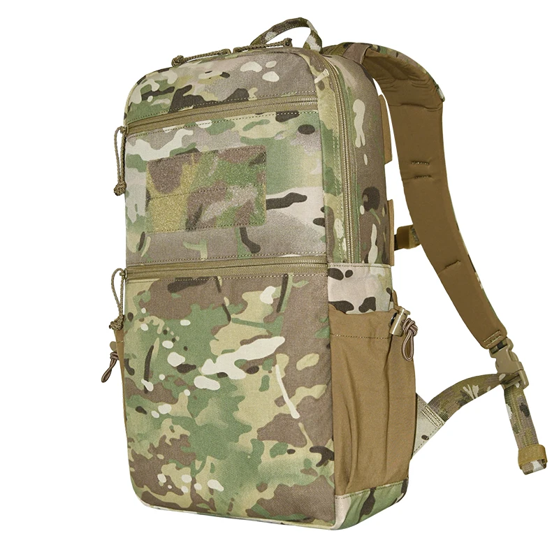 

Tactical Backpack,Lightweight,Outdoor Sports,14L EDC Tactical Bag with Back Airflow EVA Cushion and Glassfiber Supporting