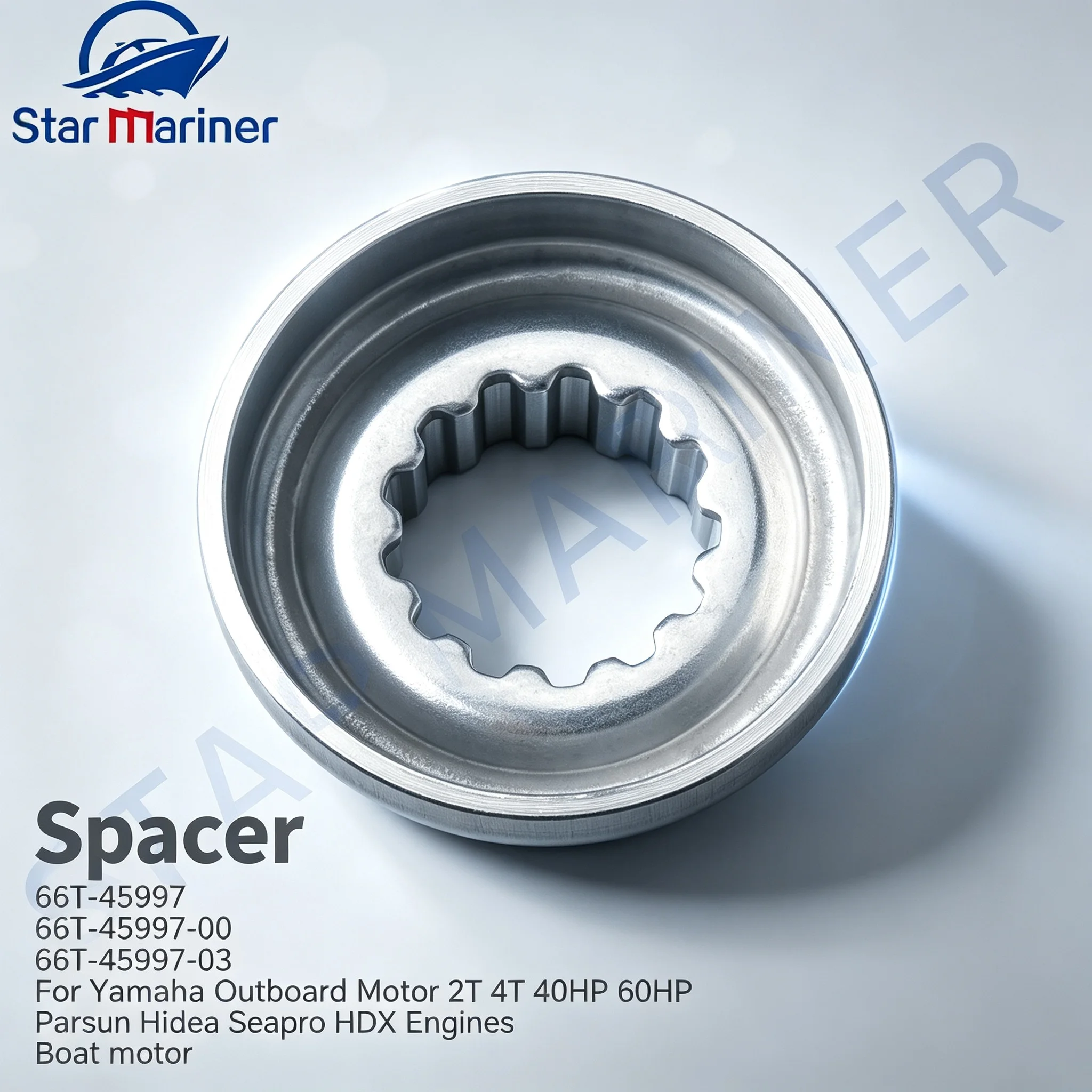Boat Engine Spacer 66T-45997 For Yamaha Outboard Motor 2T 4T 40HP 60HP Parsun Hidea Seapro HDX 66T-45997-00 66T-45997-03