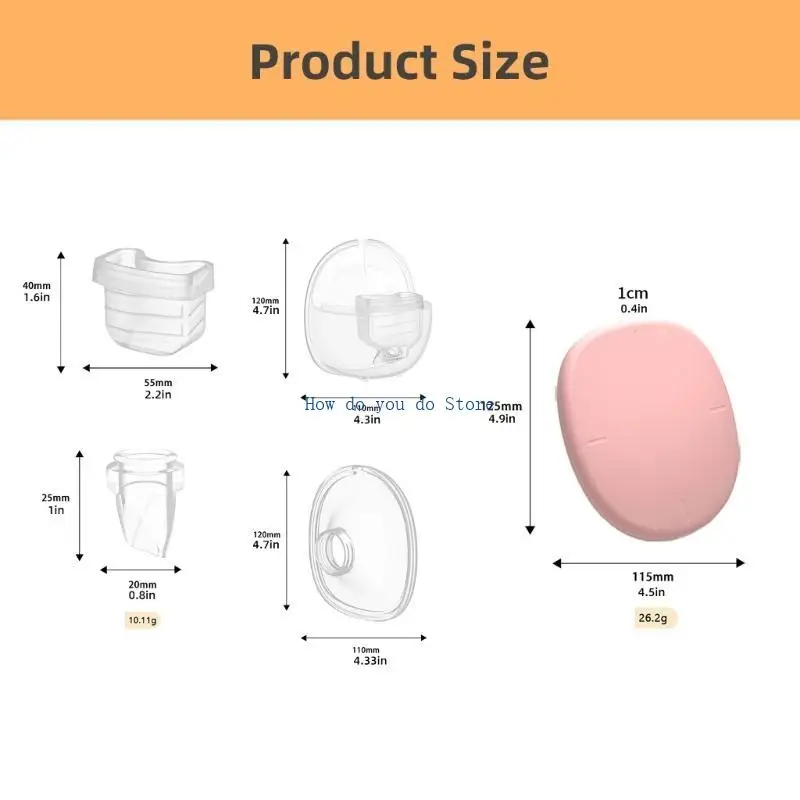 19QF 5 قطعة مرفق بديل لـ S18 S21 مضخات الثدي الكهربائية الرضاعة الطبيعية الحليب جامع كوب شفة إدراج مع صمامات