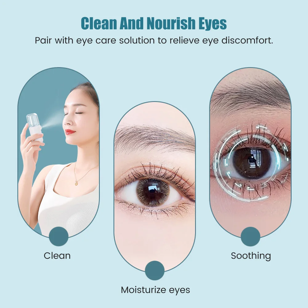 Eye Moistener Nano Spray Glasses Dry and Astringent To Relieve Fatigue Portable USB Charging Eyewash Dry Eye Atomization