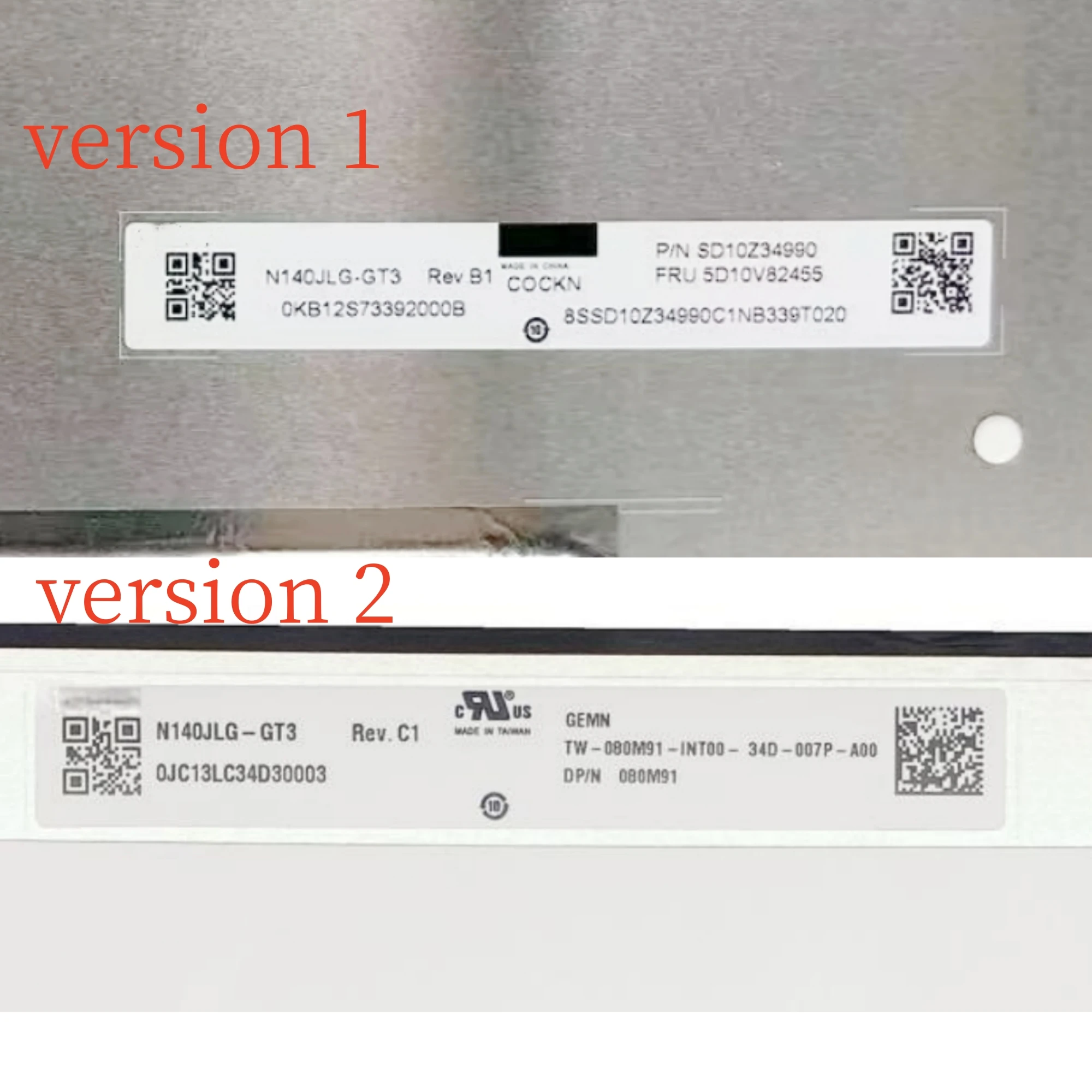 استبدال شاشة LCD للكمبيوتر المحمول ، لوحة عرض ، مصفوفة ، 1920 × 1200 IPS ، 30 Pins ، N140JLG-GT3 ، Rev.C1 ، 14.0 in
