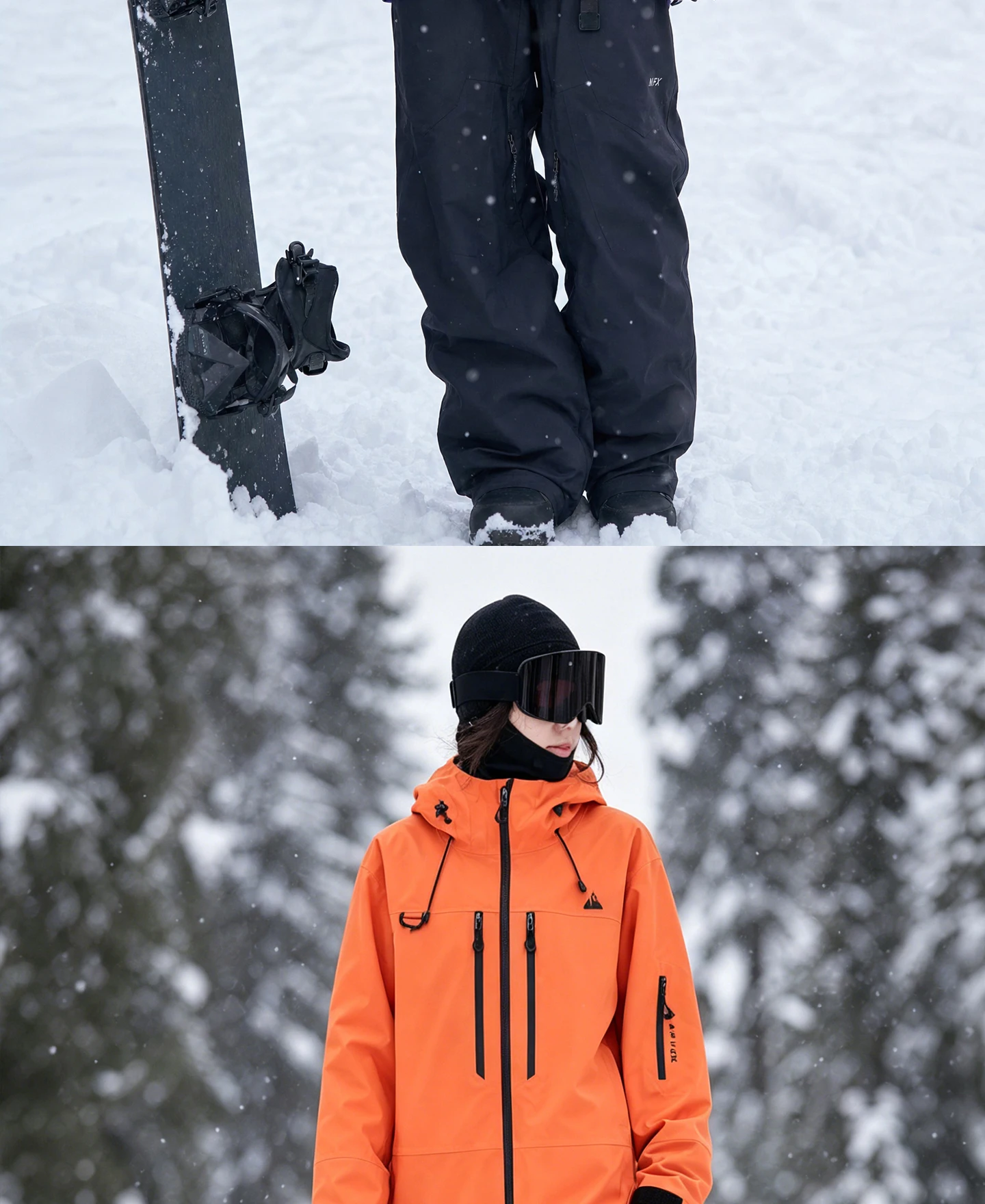 2026 APVCX Neuer Vollständig Verschweißter Unisex Oversized Ski- und Snowboardanzug Verschleißfest Warm Winddicht Wasserdicht Outdoor-Schneeausrüstung – Detail 14