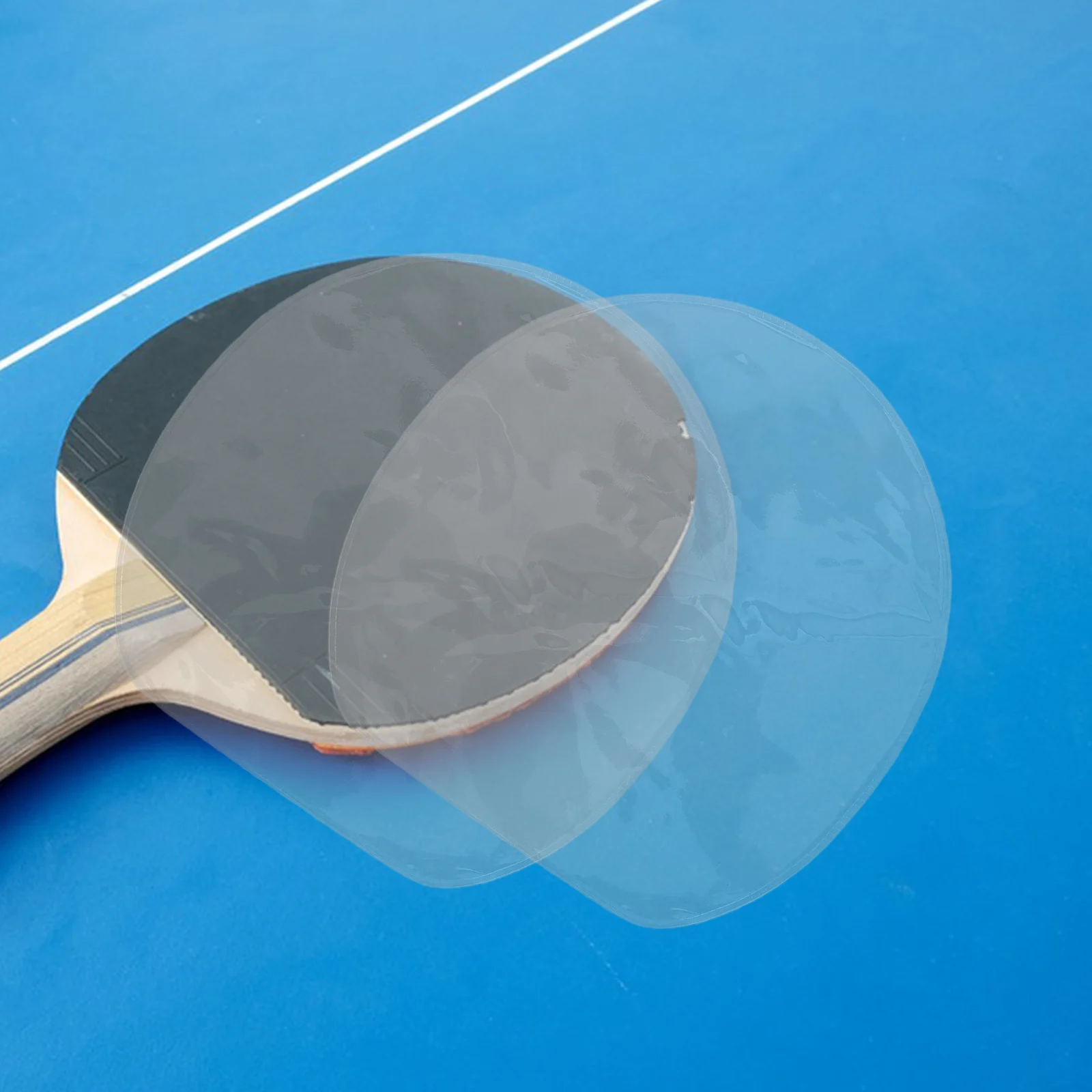 

10Pcs Transparent Table Tennis Racket Film Sticky Adhesive Sheet Easy Installation Highefficiency Protection Versatile Use