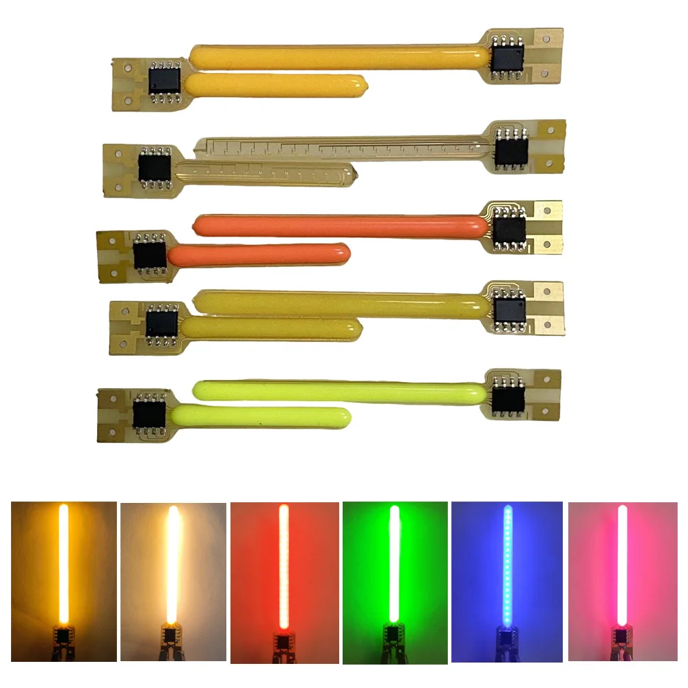 

LED COB Meteor Shower Flowing Water Lamp DC3V 59mm 70mm DIY LED Filament Diodes Parts Accessories Christmas Decoration Light